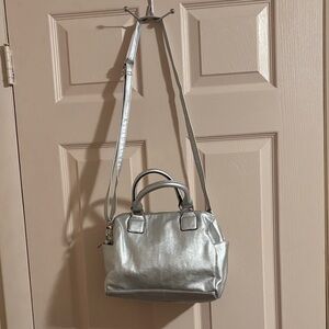 Silver Women's Handbag